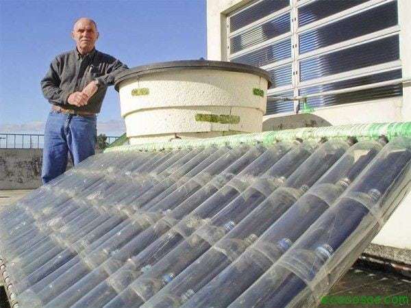 Calentador Agua Solar Botellas Plasticos Aprovechemos el sol
