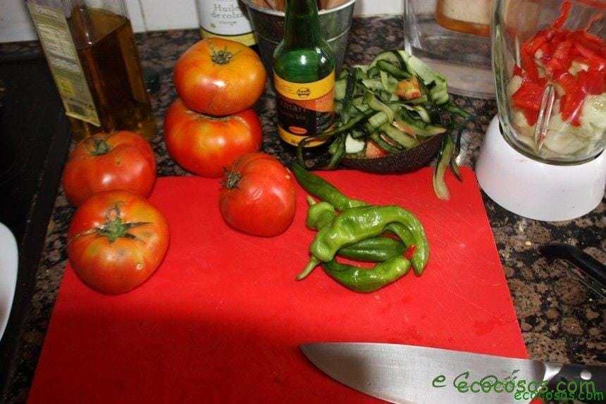receta gazpacho sin pan