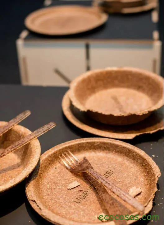 Platos y cubiertos desechables y comestibles 3 Platos y cubiertos desechables y comestibles 3