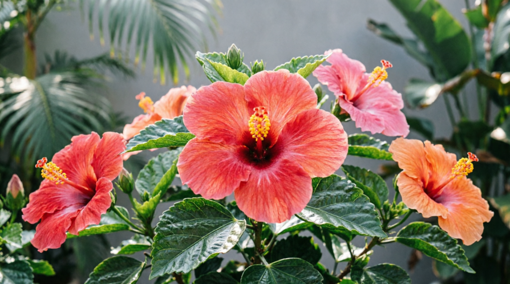 flores de hibisco