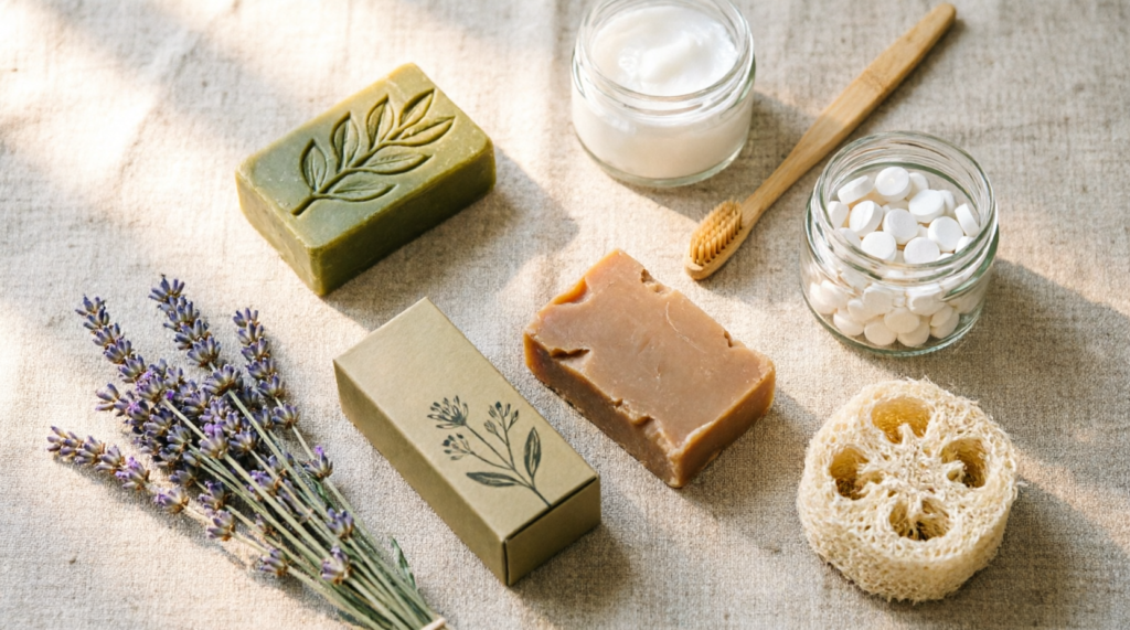 Microplásticos ocultos en cosmética y limpieza: Guía para identificarlos y alternativas reales 5 Productos de cosmética natural y waterless